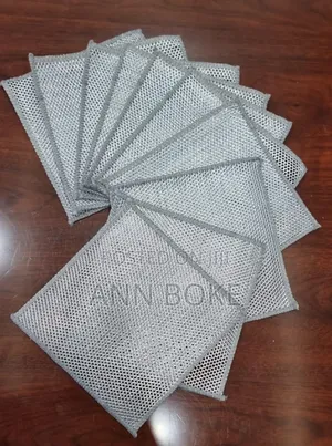 10pc Pack Silver Rag Double Sided Cleaning Pads