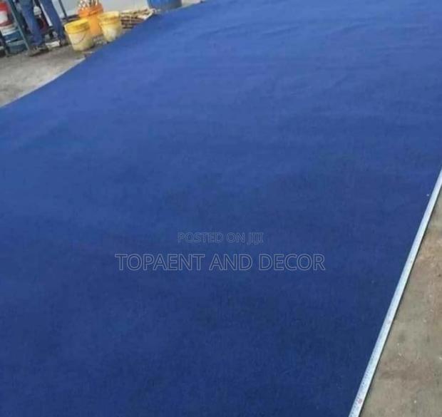 Soft and Warm Blue Vip Wall to Wall Carpet