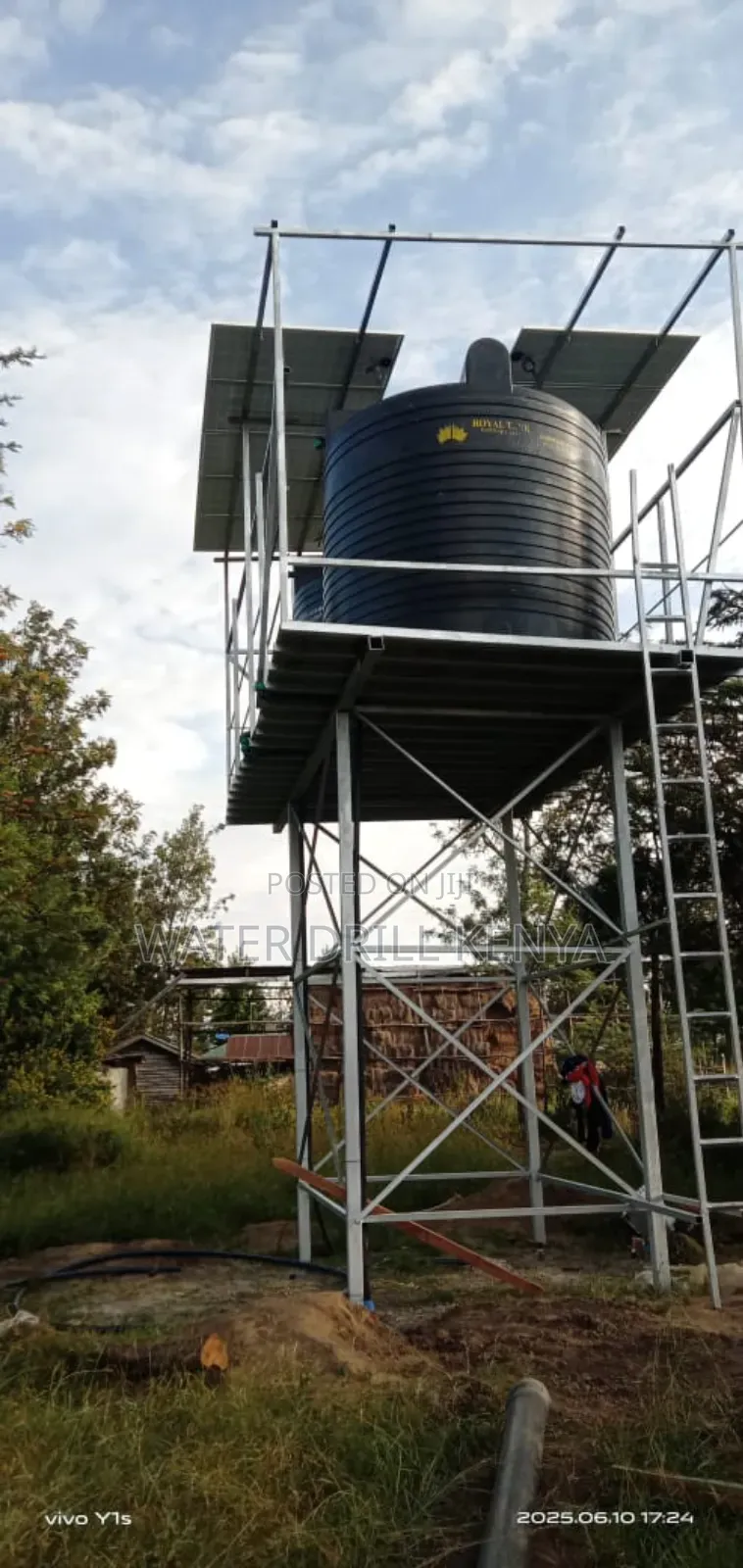 Borehole Solar Installation