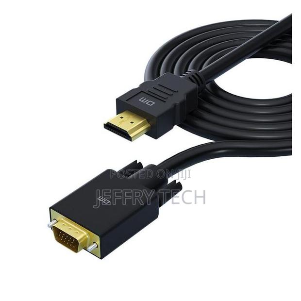 Hdmi Cable Hdmi to Vga 1080p Hd With Audio Adapter Cable