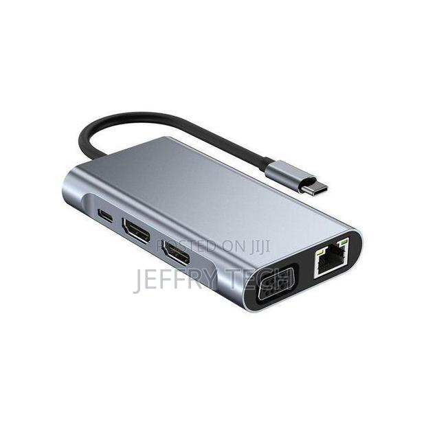 11 in 1 Usb C 3.0 Hub Type C to Hdmi Compatible Usb 3.0 A