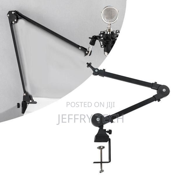 Microphone Arm Mic Stand Desk Mounted Sturdy Universal - thumbnail 3