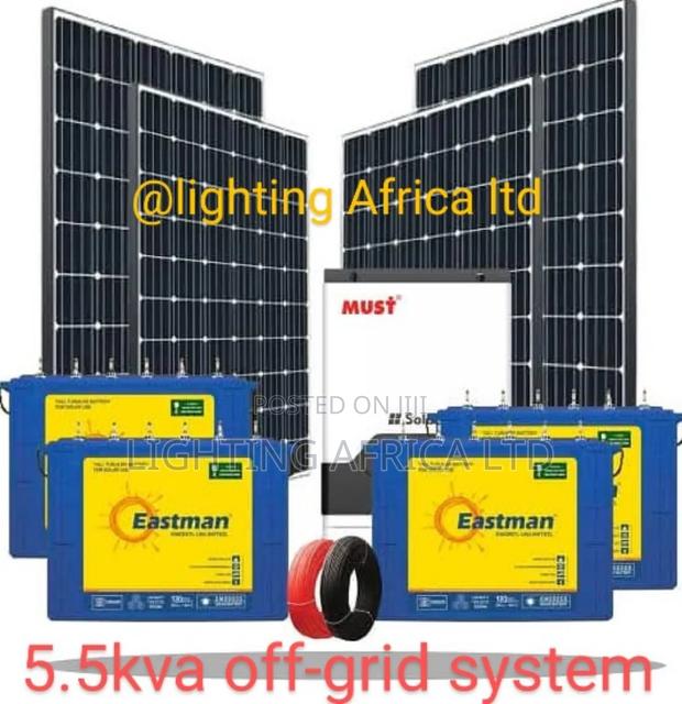 5.5kva Must Inverter - (4)200ah Gel Batteries (6)550w Solar - main view