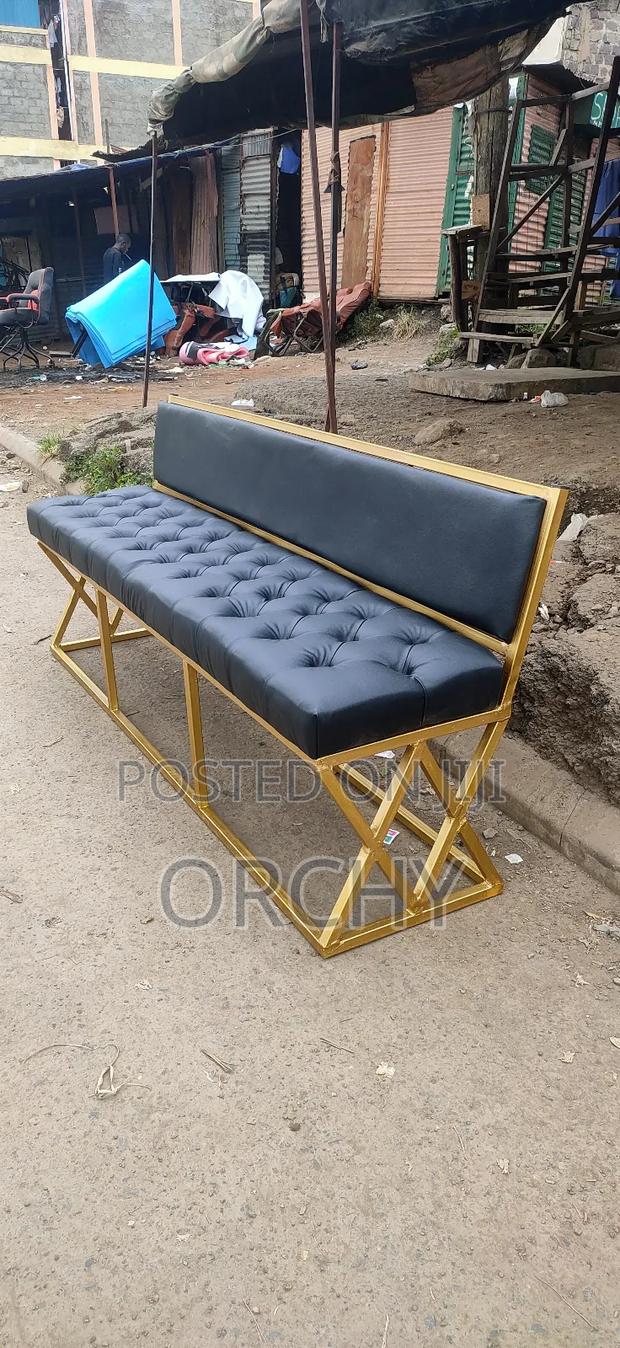 7ft Metalic Bench - main view