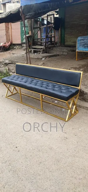 7ft Metalic Bench