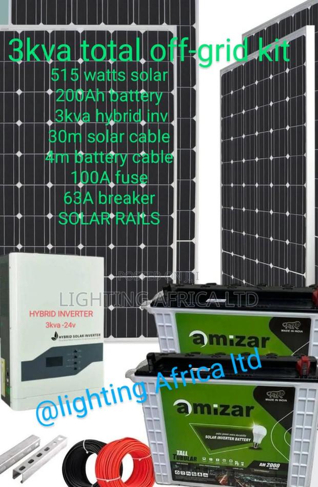 3.0kva Home Solar System Complete Plus Free Installation - main view