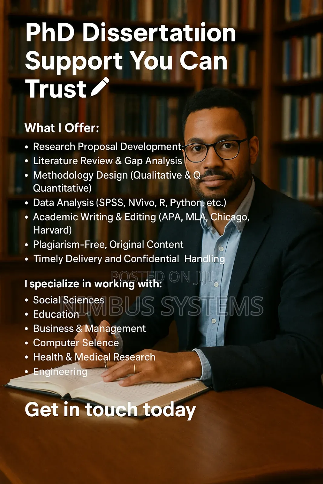 PHD Dissertation Thesis Research Project Writing