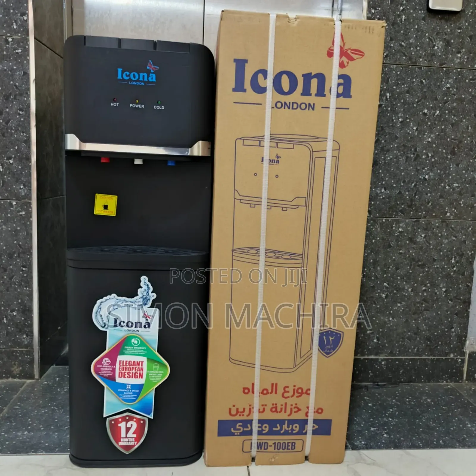 Hot Normal Cold 3 Tap Icona Water Dispenser