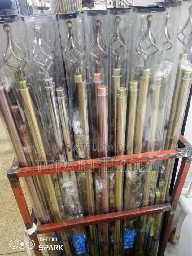 Imported Adjustable Curtain Rods for Windows and Doors