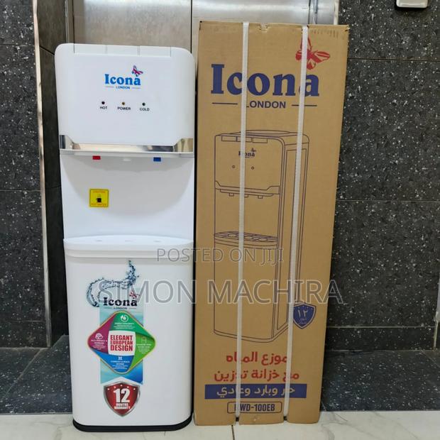 White Executive 3 Tap Icona Dispenser Hot Cold Normal - main view