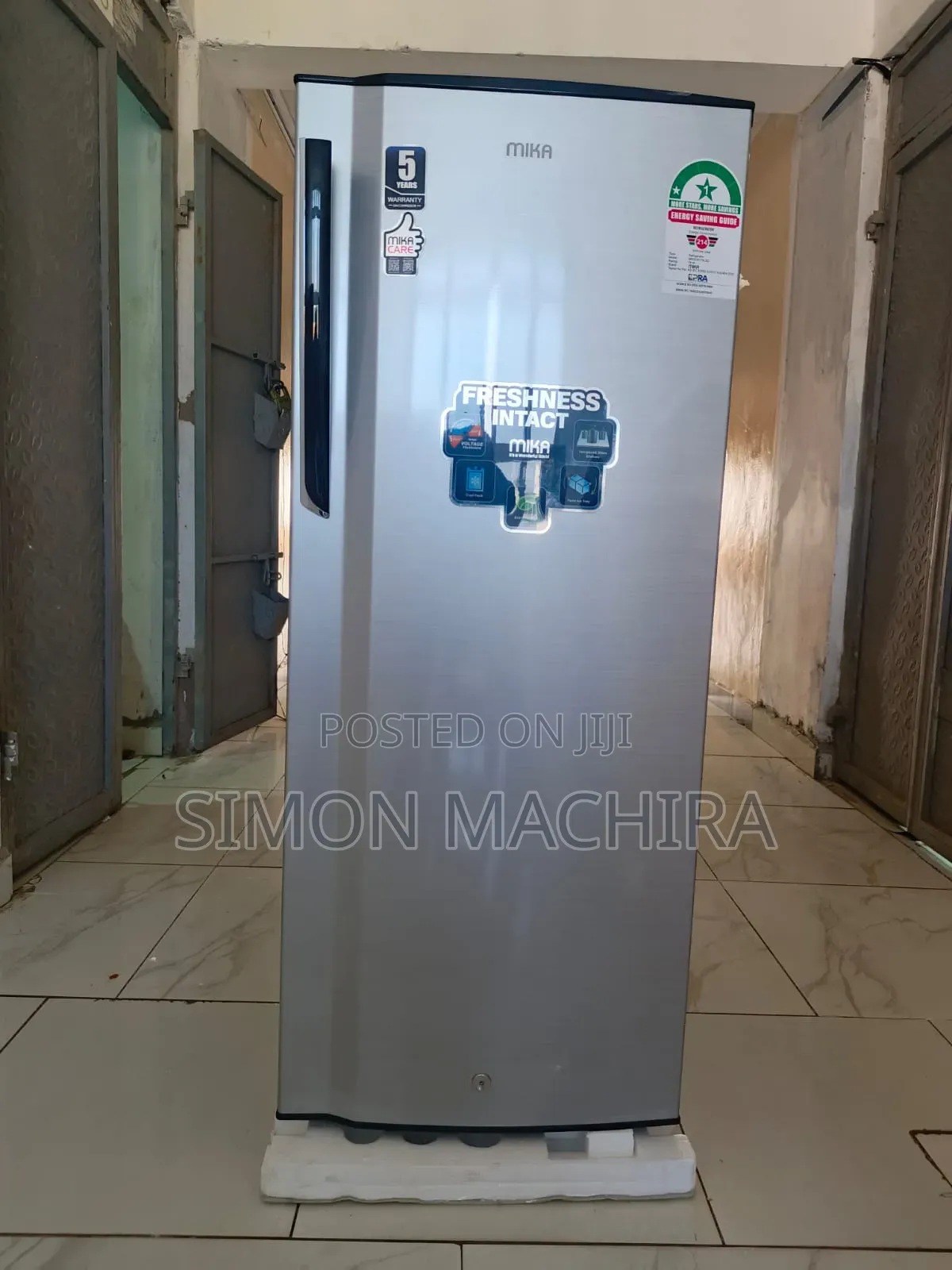 Mika Fridge 175l Single Door Defrost (Direct Cool)