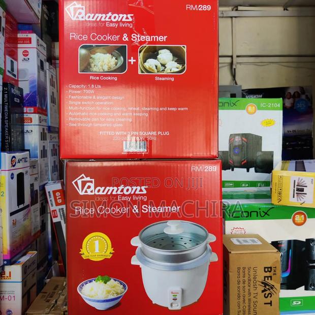 Ramtons Rice Cooker Steamer Rm289 - thumbnail 2