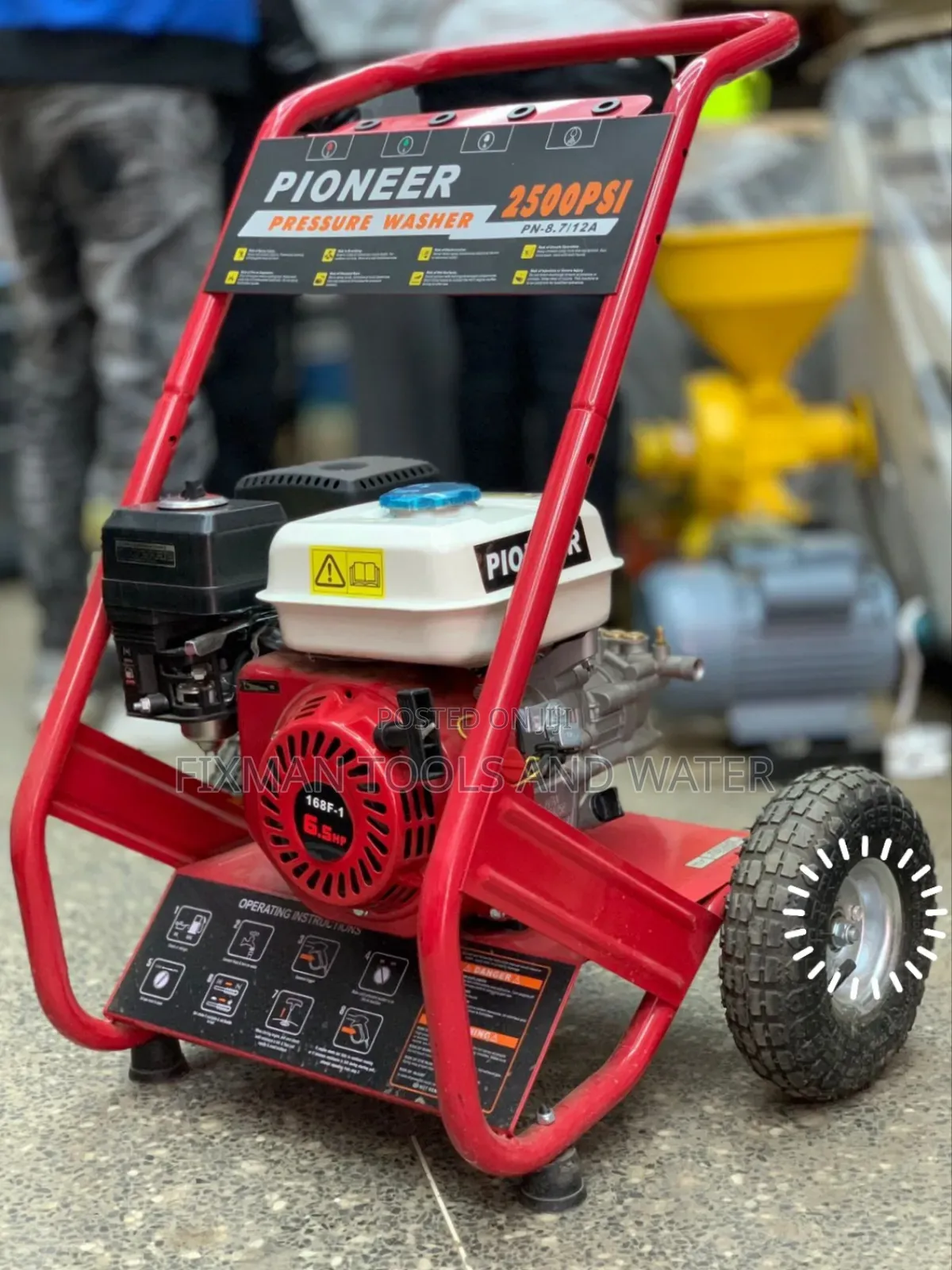 Commercial Gasoline Car Wash Machine 2800 Psi