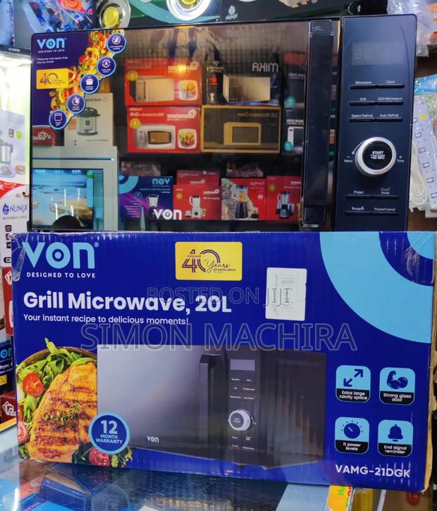 Von Microwave 20litres Digital With Grill - main view