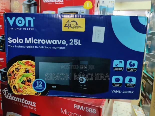 Von 25litres Digital Microwave - main view