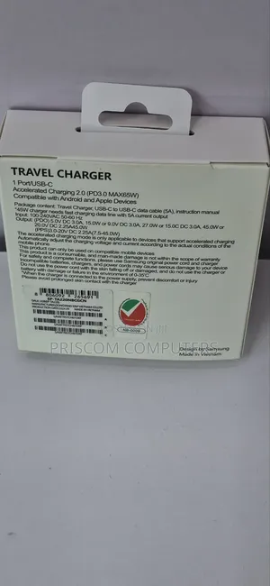 45w Samsung Super Fast Type C Charger