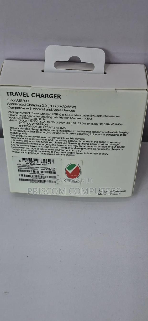 45w Samsung Super Fast Type C Charger - thumbnail 2