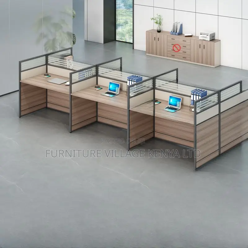 Office Workstation: Office Modular Workstation With 6-Spaces
