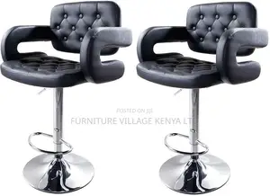 Office Stool: Modern Design Adjustable Arm Counter Stool