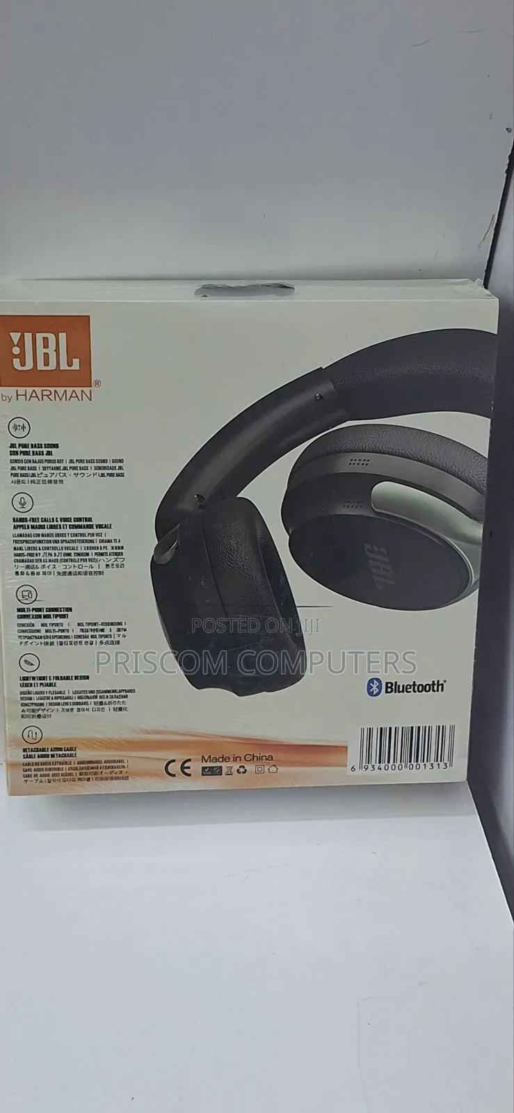JBL by Harmam Pure Bass Headphones 40h Bluetooth