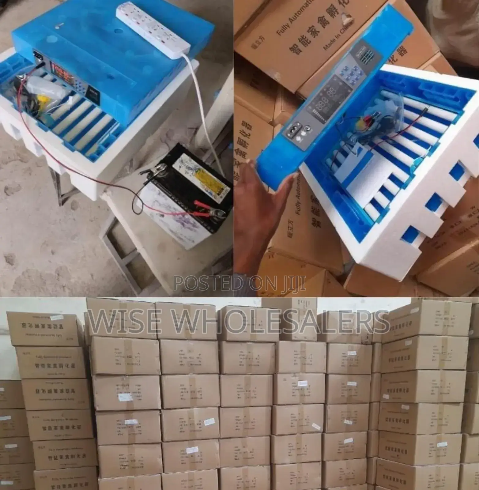 64 Eggs Incubator  Color White