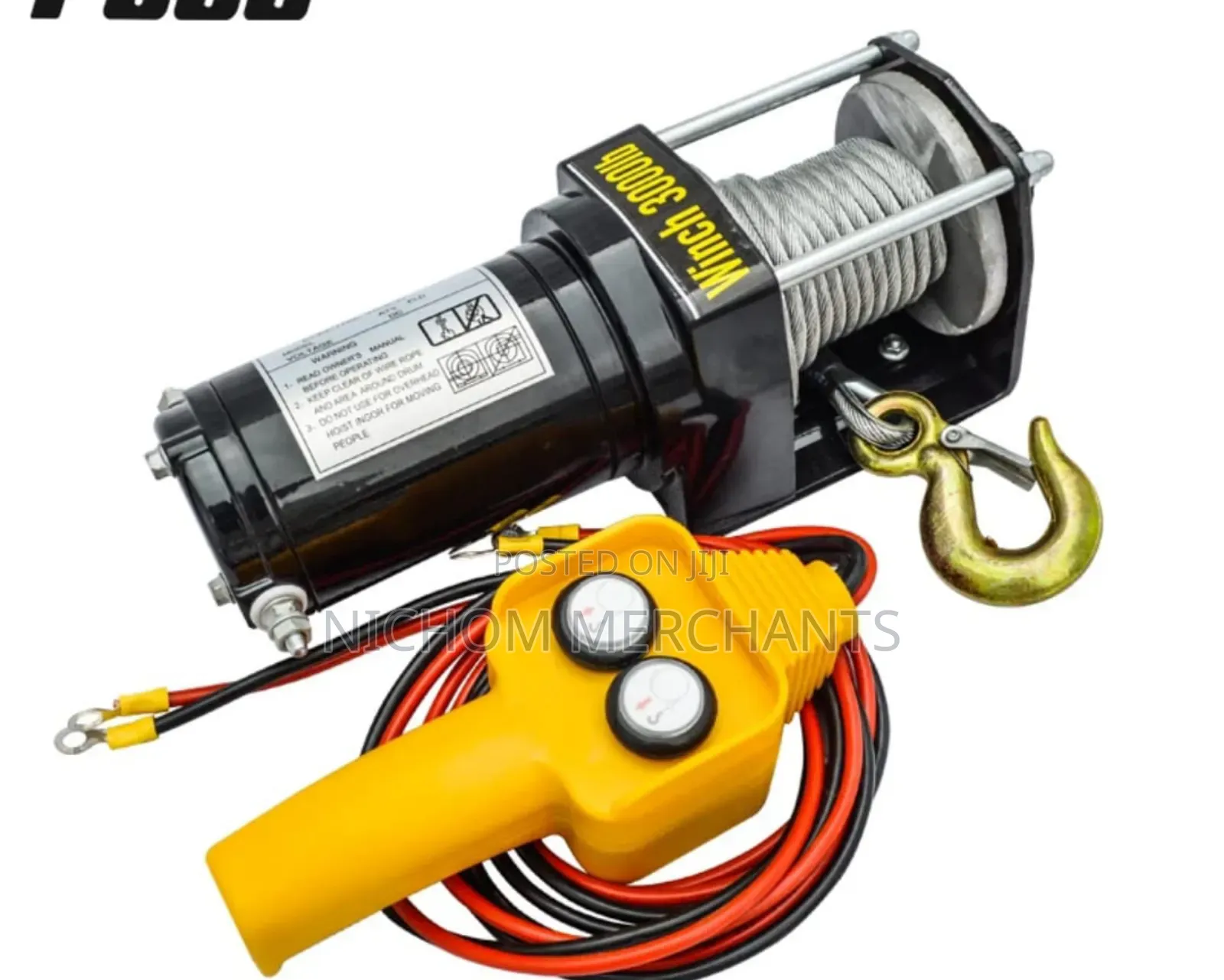 Fugo 1350kg Electric Winch/Quality Rope Electric Winch