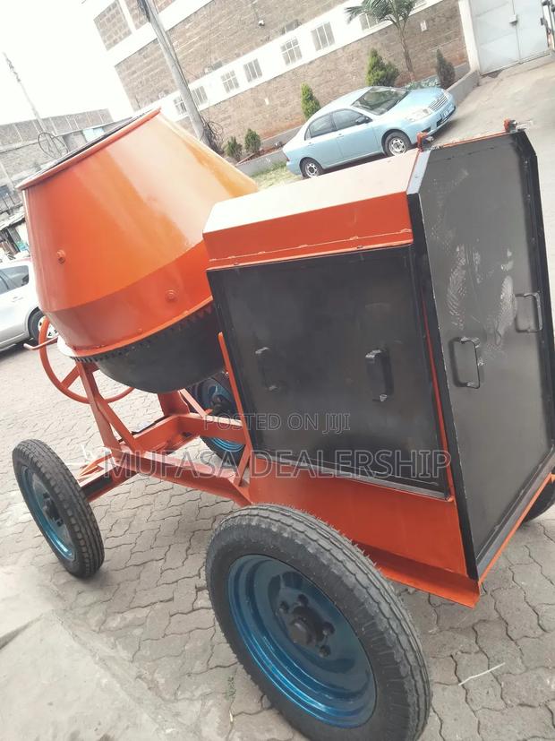 Diesel-Driven Titan Concrete Mixer Machine~India - main view