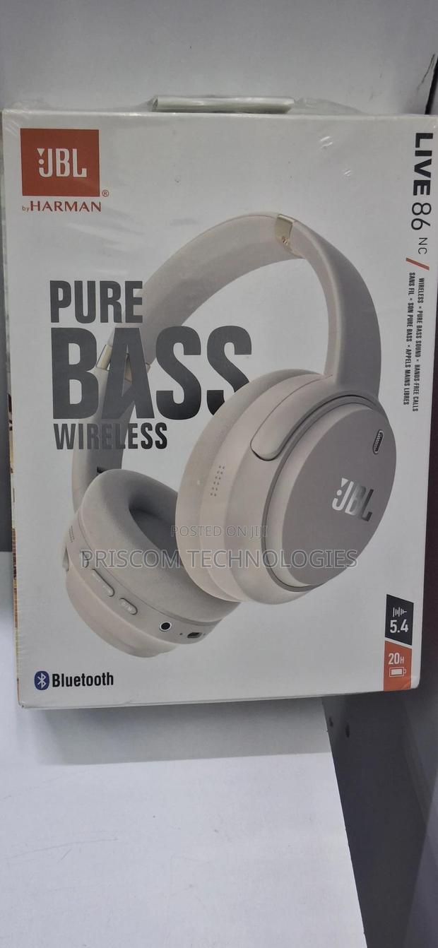 JBL Wireless Headphones Pure Bass Live 86 Bluetooth