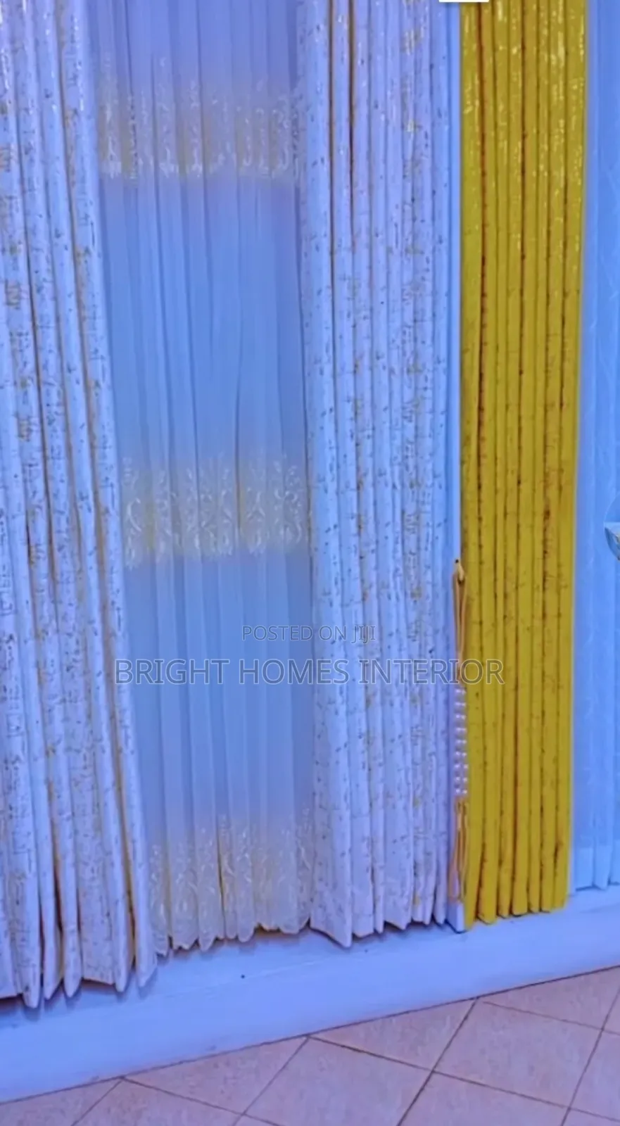 Brilliant White With Gold Pattern White Velvet Best Curtain