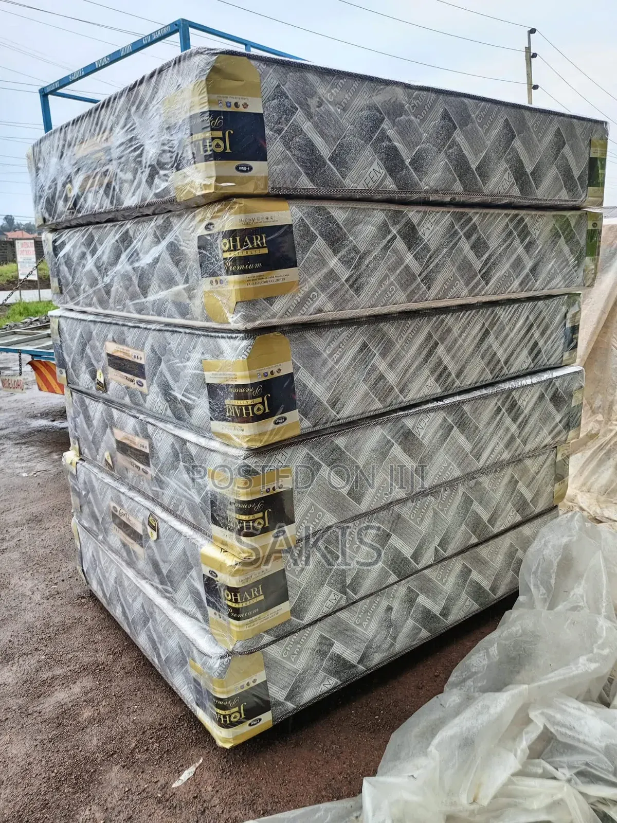 Johari Premium Fiber! 5 X 6 X 10 Hd Quilted Mattresses