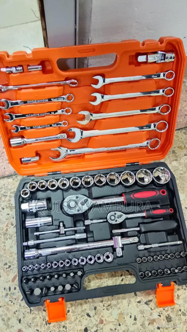 Socket Wrench and Spanners Set/Vanadium Chrome Spanner - main view