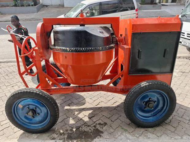 500l Titan Concrete Mixer-6.5hp Diesel Engine - main view