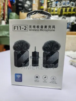 Wireless Lavalier Microphone System Dual Microphone
