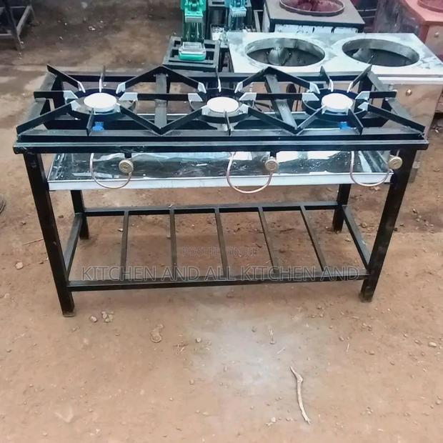 Mild Steel Executive 3 Burner Gas Cooker