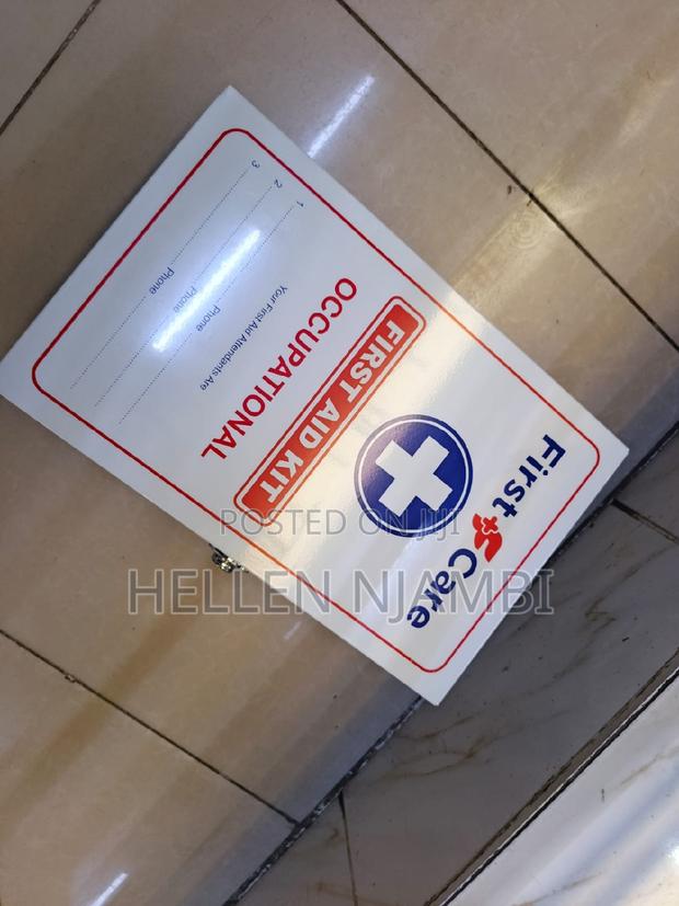 First Care Occupational First Aid Kit ( Metal Lockable Unit) - main view