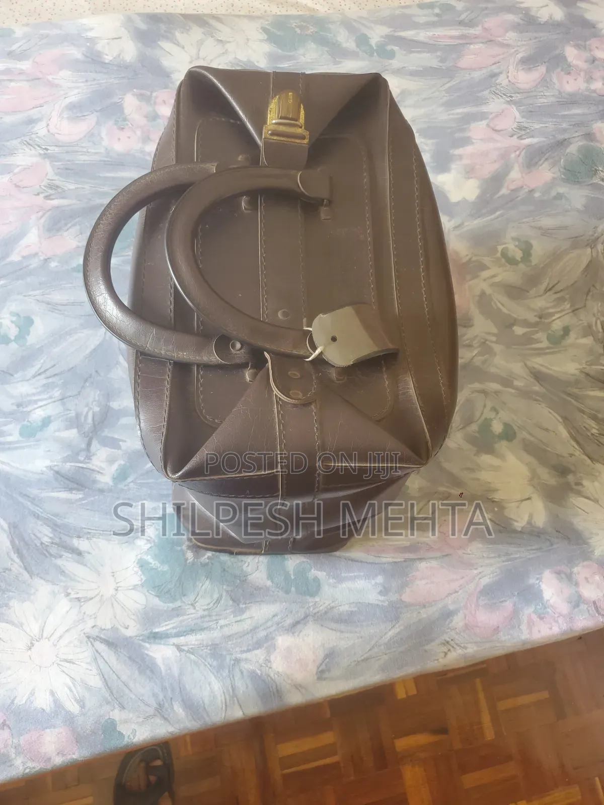 Leather Hand Luggage Bag