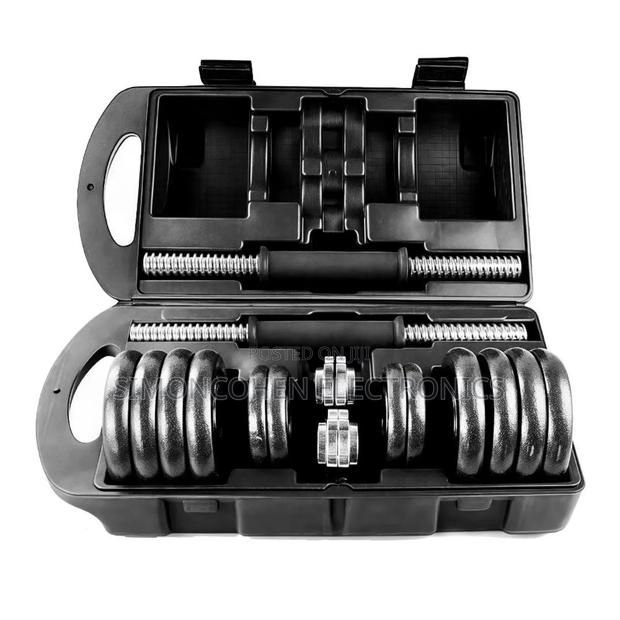 30kg Dumbell Set With Casing - main view