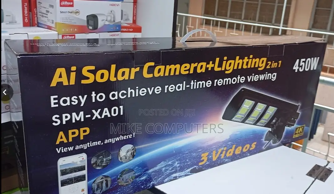 2in1 Ai 4g CCTV Camera + 450 Solar Security