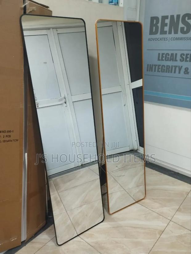 Rectangular Aluminium Thickened Dressing Mirror 41cm - main view