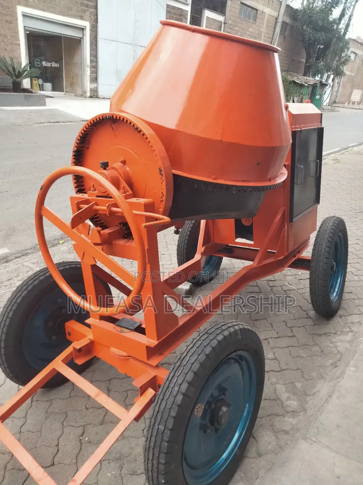 Belt-Driven Titan Concrete Mixer Machine 