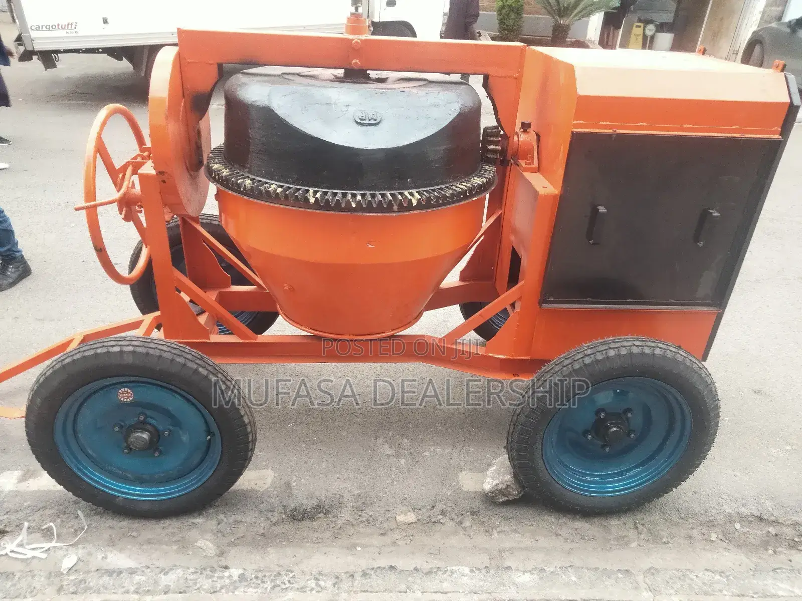 Four-Wheeled Titan Concrete Mixer~Indian Machine