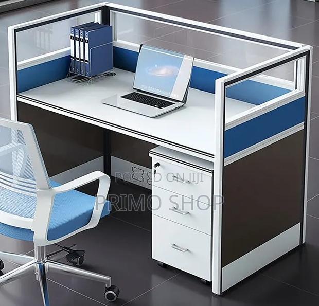 Office Desk; Intricate Corporate Layout Office Workstation - thumbnail 2