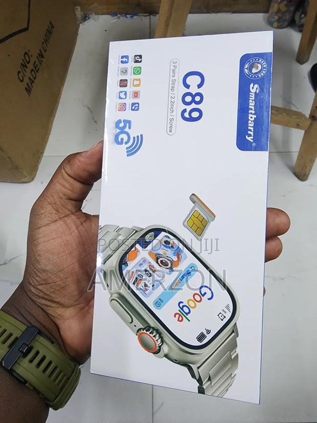 Smart Barry C89ultra Smart Watch 5g, 4gb Ram, 64gb, - thumbnail 2