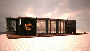 40ft Mobile Container Barber Shop - thumbnail 2