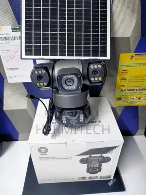 3 Lens 4g Solar PTZ CCTV Surveillance Camera 3 in 1 Camera