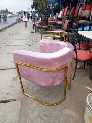 Velvet Accent Styling/Manicure Chair