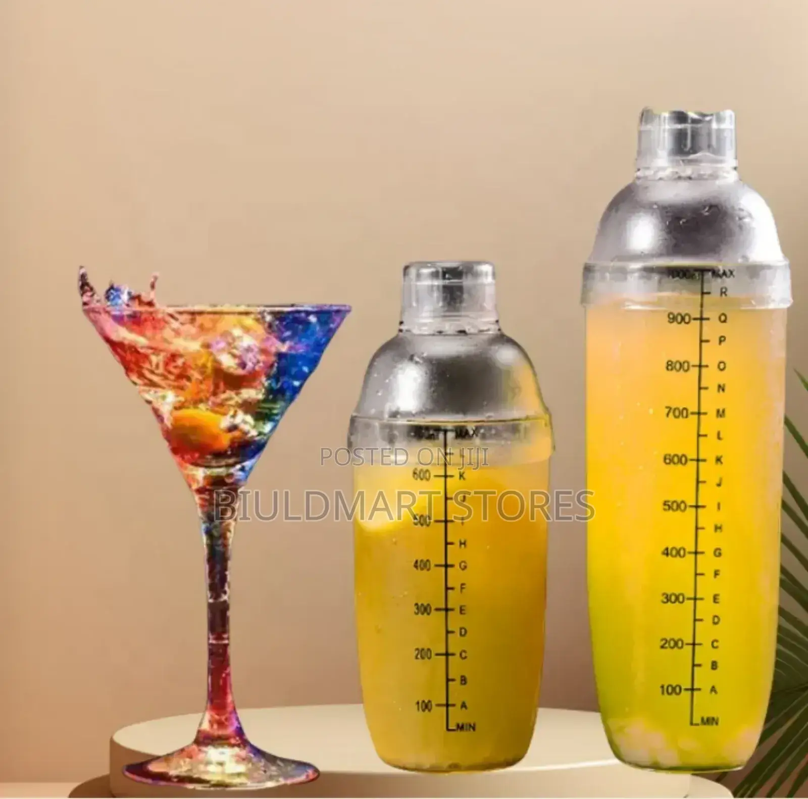 Thick Shaker Cup With Scale Measuring Large Capacity