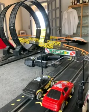 Uk Toy Race Car Track Set.