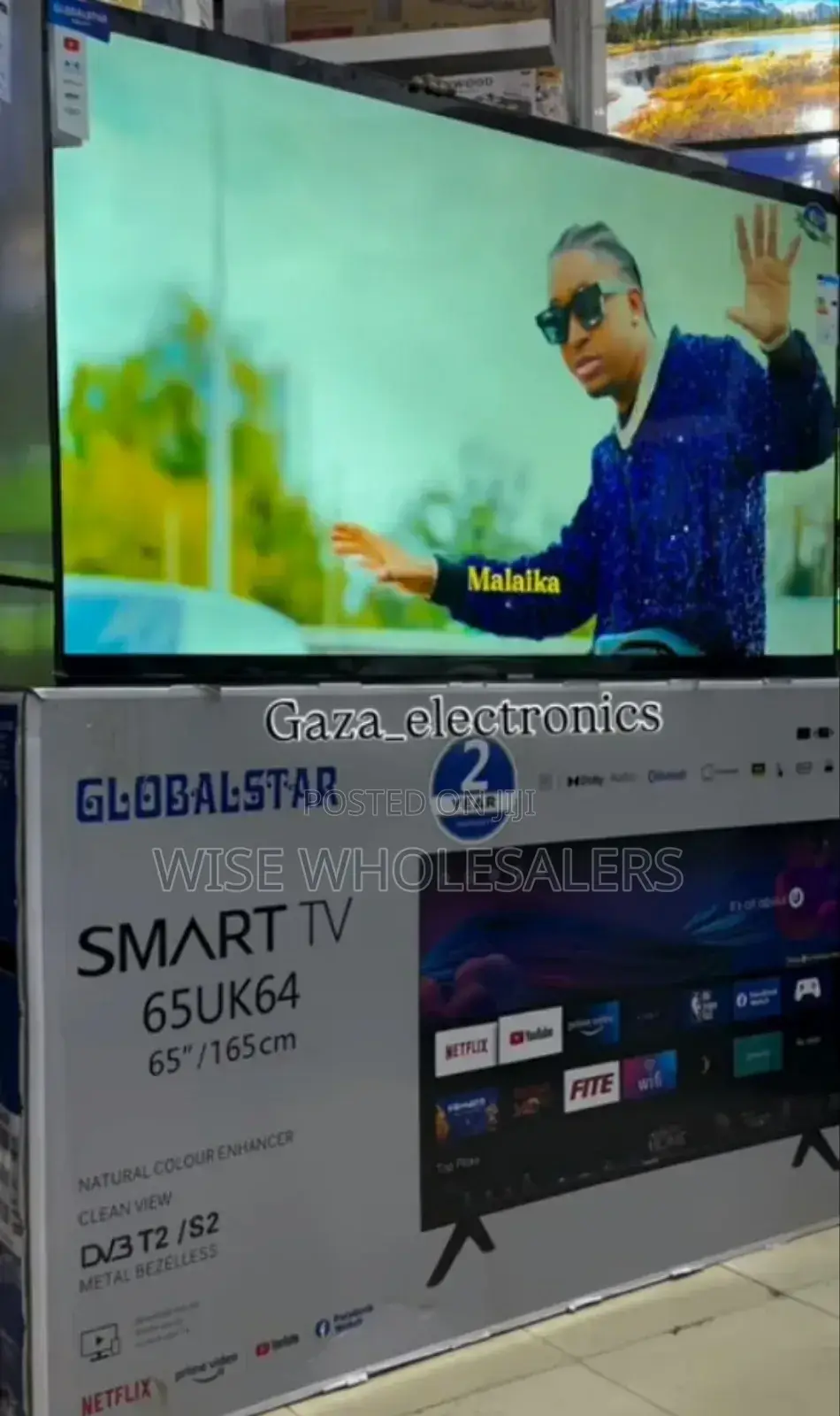 Globalstar 65 Inches Smart Android 4k Uhd Digital Tv @53000