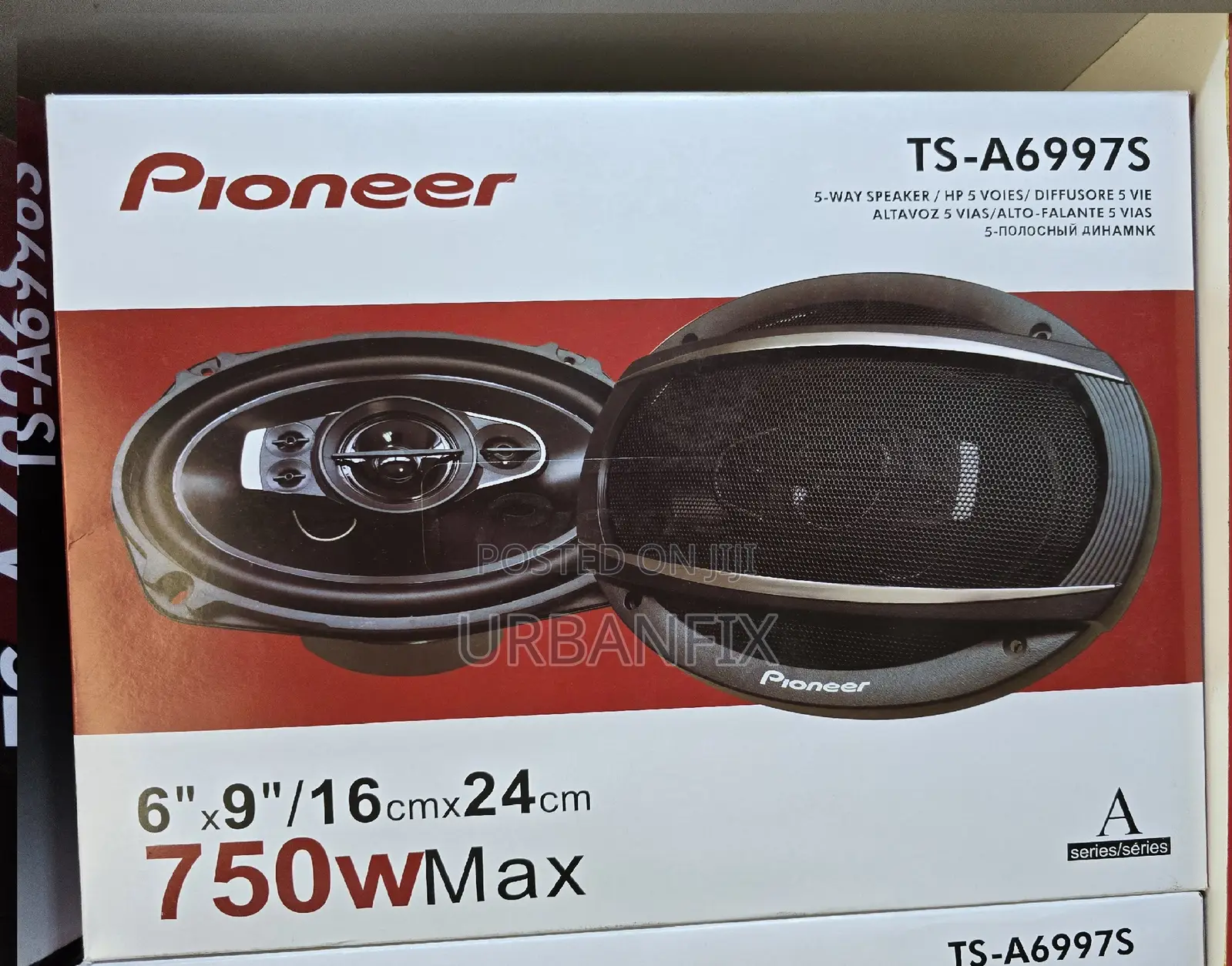 Pioneer 750watts 6 by 9 Oval Midrange Speakers - A Pair